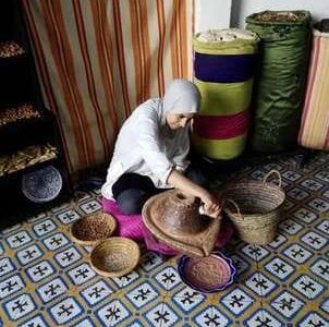 Mujer artesana-Marruecos